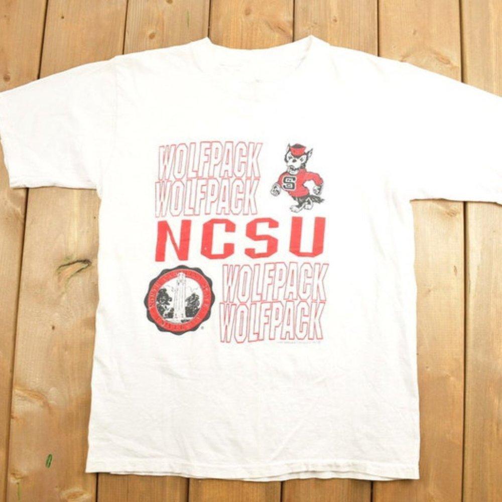 Style 1990S North Carolina State University Wolfpack Shirt Tee